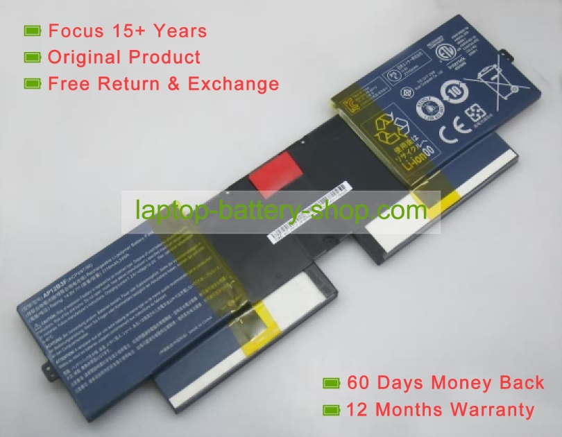 Acer AP12B3F, 4ICP4/67/90 14.8V 2310mAh replacement batteries - Click Image to Close
