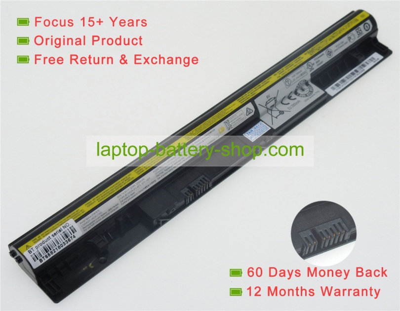 Lenovo 4ICR17/65, L12S4L01 14.8V 2200mAh replacement batteries - Click Image to Close