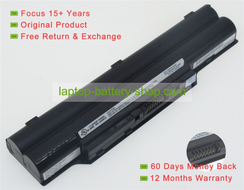 Fujitsu FPCBP282, FPCBP219 10.8V 6200mAh replacement batteries - Click Image to Close