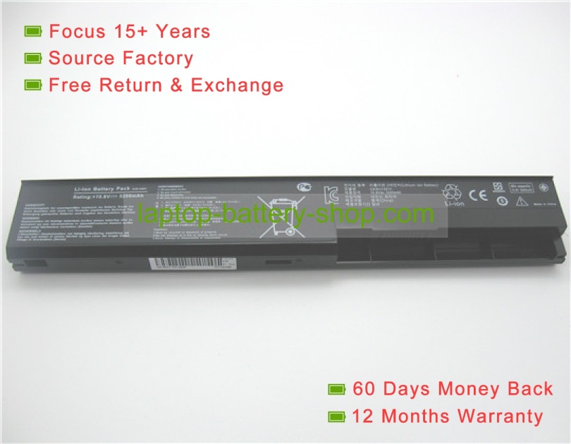 Asus A31-X401, A41-X401 10.8V 4400mAh replacement batteries - Click Image to Close
