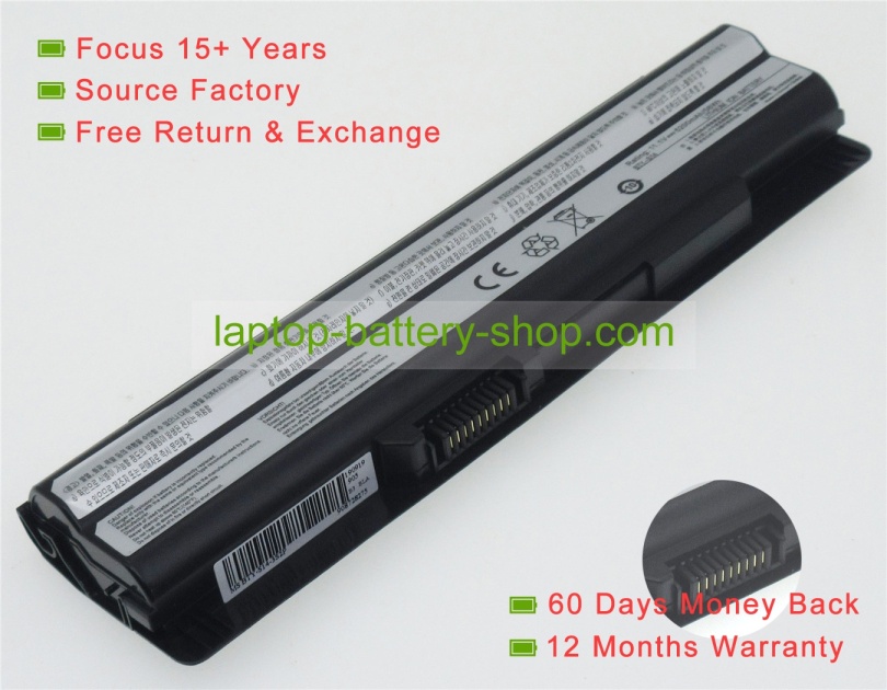 Msi BP-16G1-32/2200 P, BTY-S14 10.8V 4400mAh replacement batteries - Click Image to Close