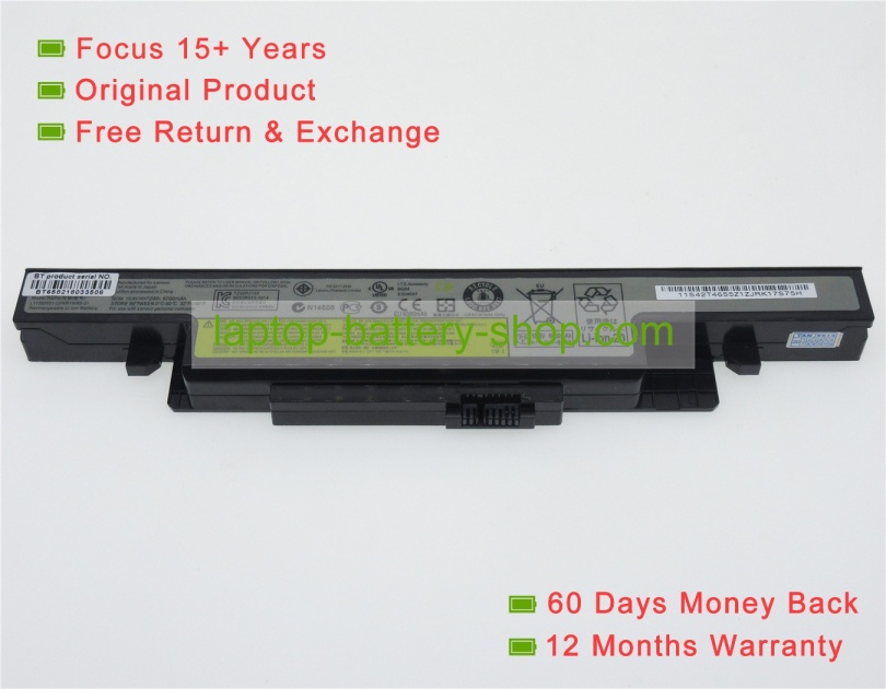 Lenovo L11S6R01, L12L6E01 10.8V 6700mAh replacement batteries - Click Image to Close