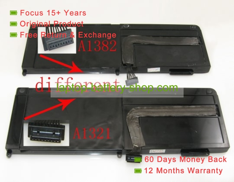 Apple A1382, 661-5844 10.95V 7000mAh replacement batteries - Click Image to Close