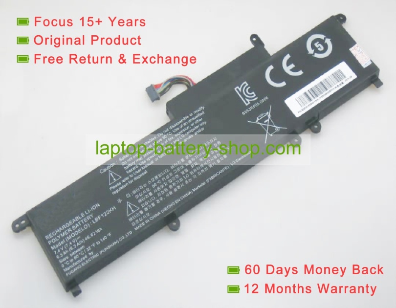 Lg LBF122KH 7.4V 6300mAh replacement batteries - Click Image to Close