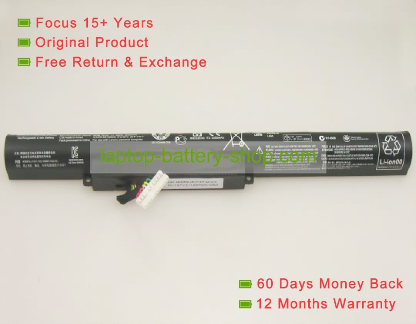 Lenovo L12S4K01, L12L4K01 14.8V 2800mAh replacement batteries - Click Image to Close
