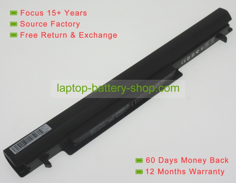 Asus A42-K56, A32-K56 14.8V or14.4V 2200mAh replacement batteries - Click Image to Close