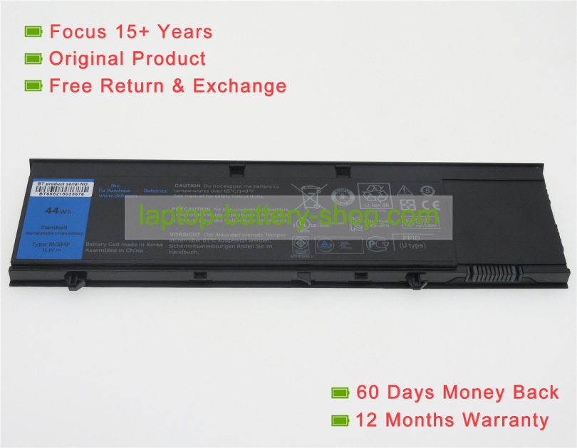 Dell X57F1, FRR0G 11.1V 4000mAh replacement batteries - Click Image to Close