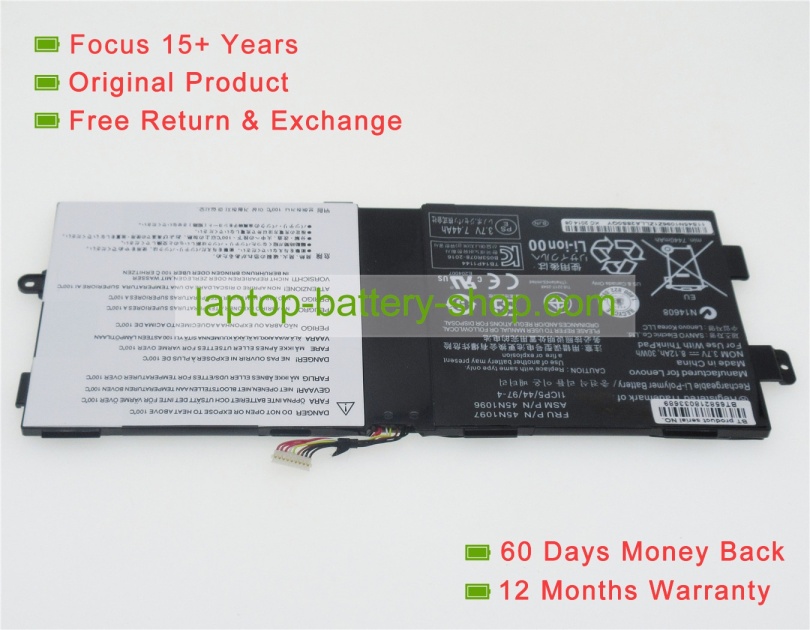 Lenovo 45N1096, 45N1097 3.7V 8120mAh replacement batteries - Click Image to Close