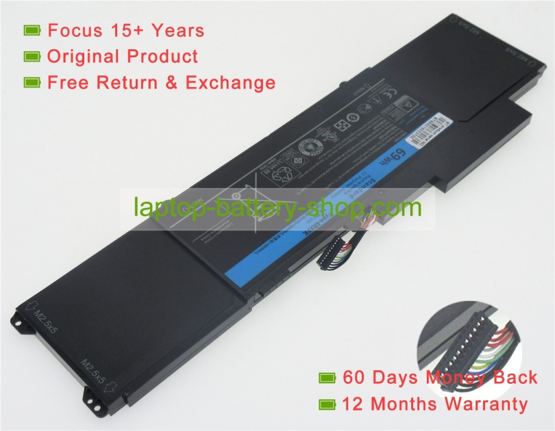 Dell C1JKH, 4RXFK 14.8V 4600mAh replacement batteries - Click Image to Close