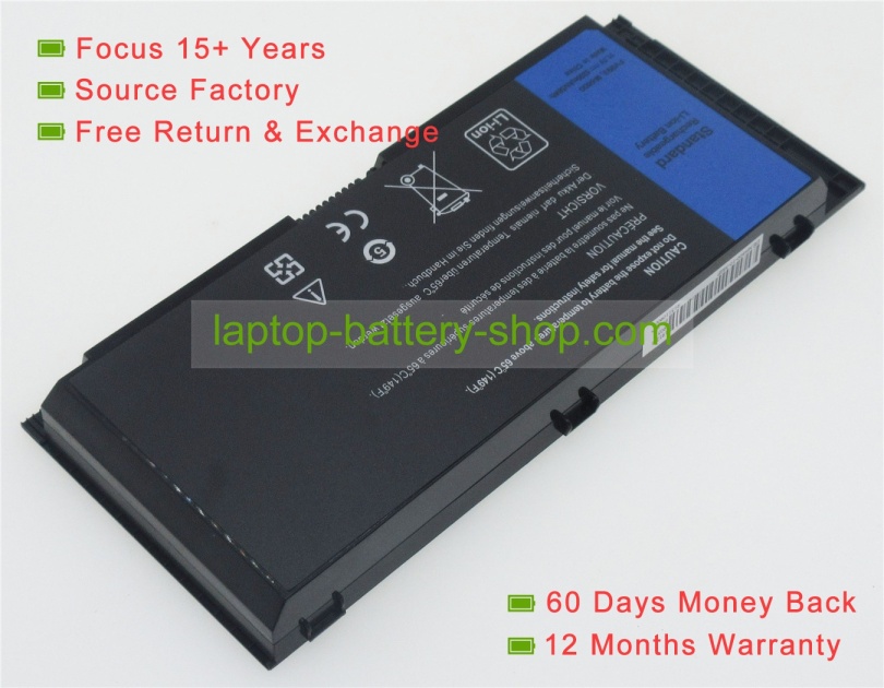 Dell R7PND, FJJ4W 11.1V 5200mAh replacement batteries - Click Image to Close