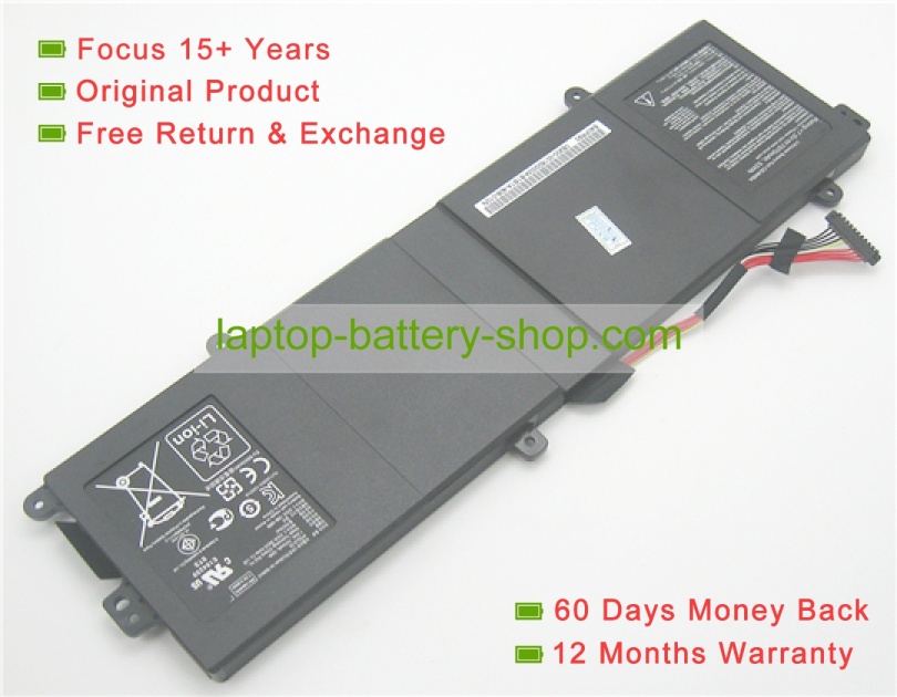 Asus C22-B400A, C22-BU400A 7.5V 7070mAh replacement batteries - Click Image to Close