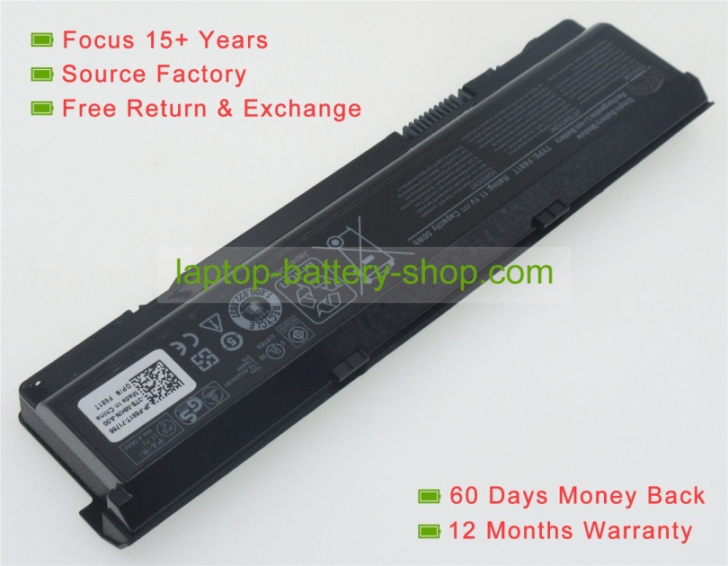 Dell F681T, T780R 11.1V 4400mAh replacement batteries - Click Image to Close