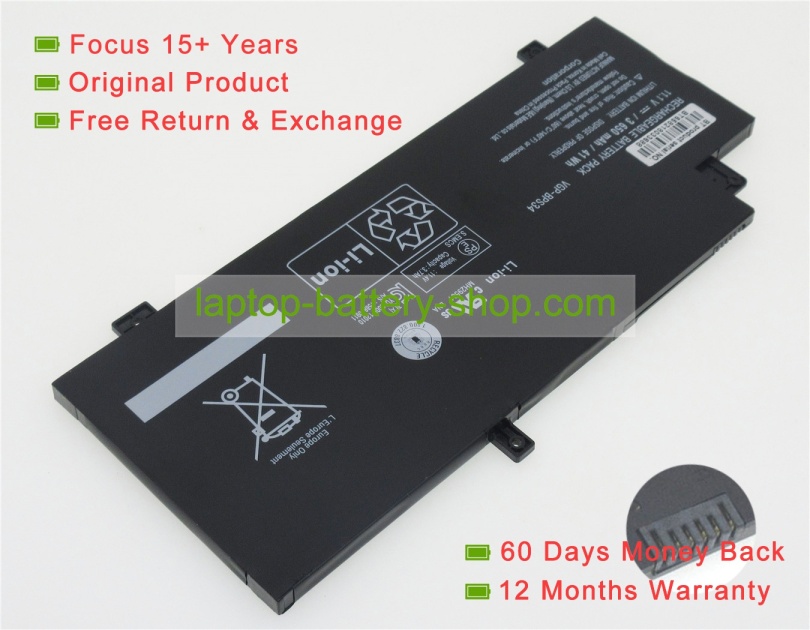 Sony BPS34, VGP-BPS34 11.1V 3650mAh replacement batteries - Click Image to Close