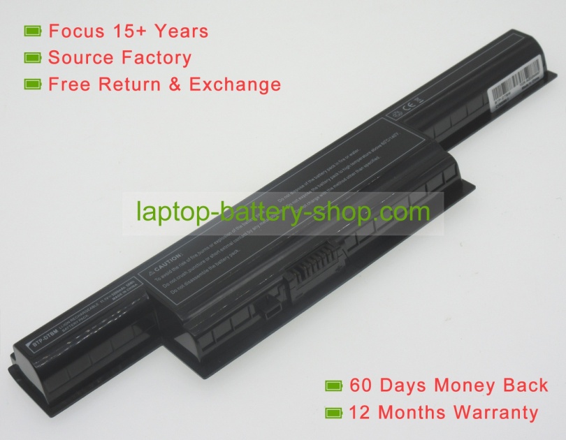 Medion BTP-DSBM, BTP-DVBM 11V 5200mAh replacement batteries - Click Image to Close