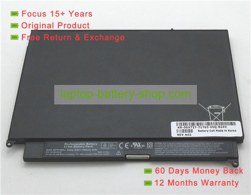 Medion BATPVX00L4, GC02001FL00 14.8V 2900mAh replacement batteries - Click Image to Close