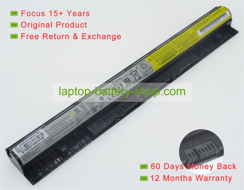 Lenovo L12L4E01, L12M4A02 14.4V 2200mAh replacement batteries - Click Image to Close