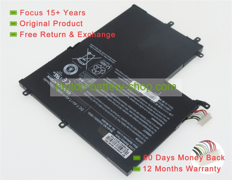 Toshiba PA5065U-1BRS, P000561920 7.4V 7030mAh replacement batteries - Click Image to Close