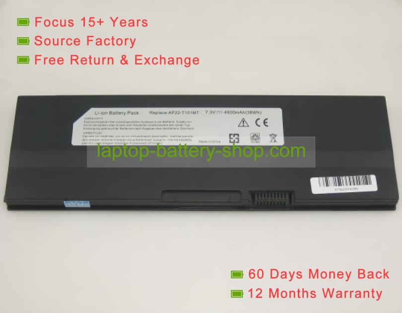 Asus 90-OA1Q2B1000Q, 70-OA1Q2B1000P 7.3V 4900mAh replacement batteries - Click Image to Close