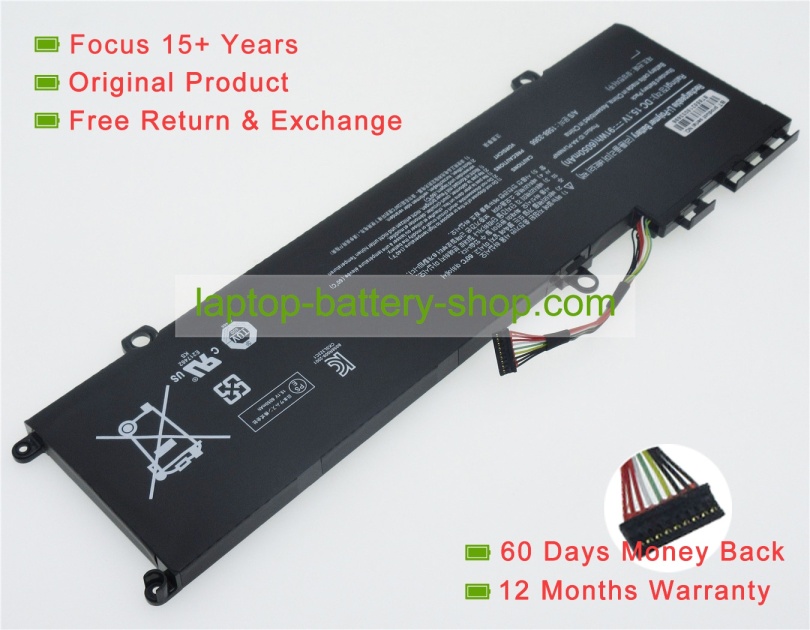 Samsung AA-PLVN8NP 15.1V 6050mAh replacement batteries - Click Image to Close