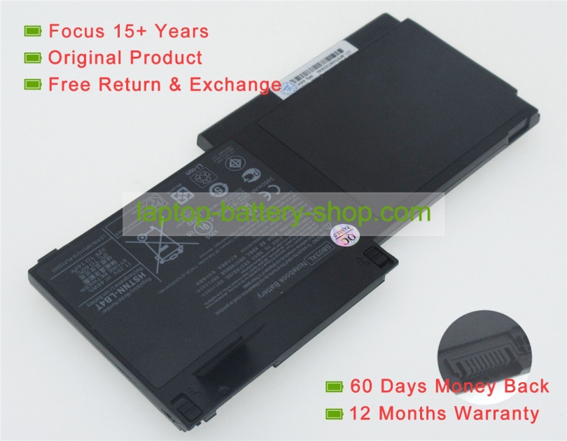 Hp SB03XL, 717378-001 11.25V 4000mAh replacement batteries - Click Image to Close