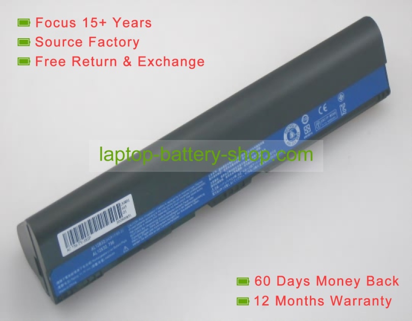 Acer AL12B72, KT.00403.004 11.1V 4400mAh replacement batteries - Click Image to Close