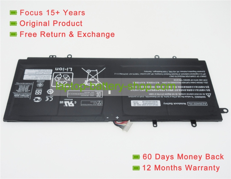 Hp HSTNN-LB5R, 738075-421 7.4V 6840mAh replacement batteries - Click Image to Close