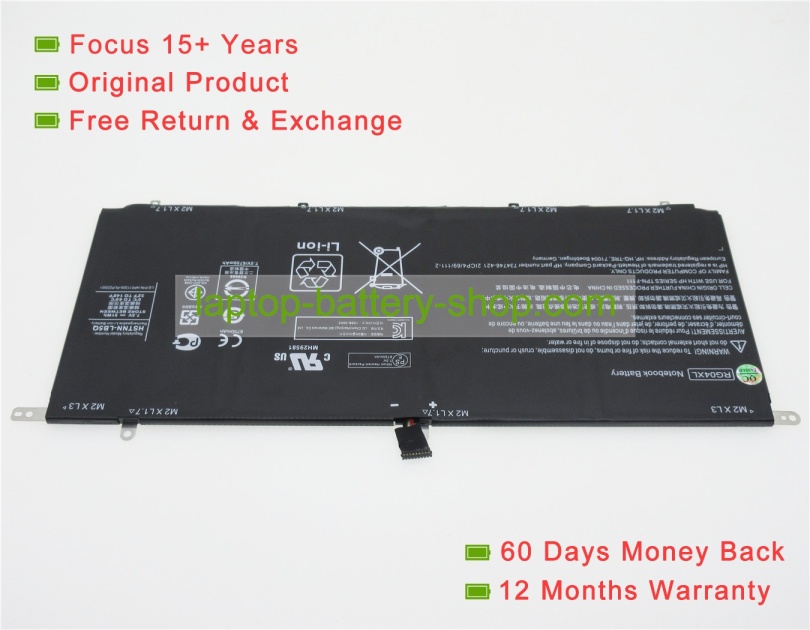 Hp RG04XL, HSTNN-LB5Q 7.5V 6750mAh replacement batteries - Click Image to Close