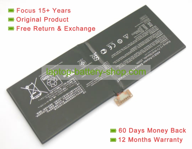 Asus C12-TF600T, TF6PSG3 3.7V 6760mAh replacement batteries - Click Image to Close