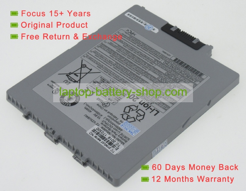 Panasonic FZ-VZSU84U, FZ-VZSU84R 10.8V 4400mAh replacement batteries - Click Image to Close