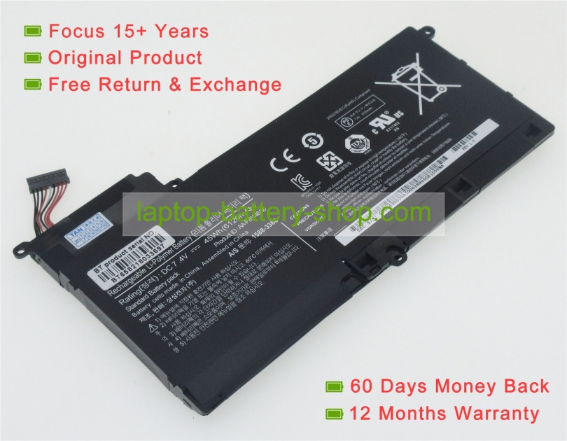 Samsung AA-PLYN8AB 7.4V 6082mAh replacement batteries - Click Image to Close