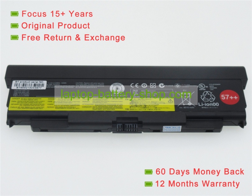 Lenovo 0C52864, 0C52863 10.8V 9200mAh replacement batteries - Click Image to Close