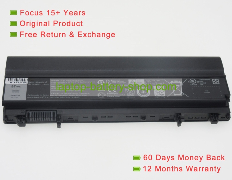 Dell VVONF, 451-BBIE 11.1V 8800mAh replacement batteries - Click Image to Close