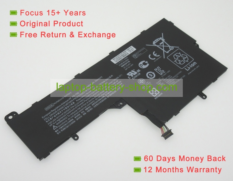 Hp WO03XL, 725606-001 11.1V 2950mAh replacement batteries - Click Image to Close