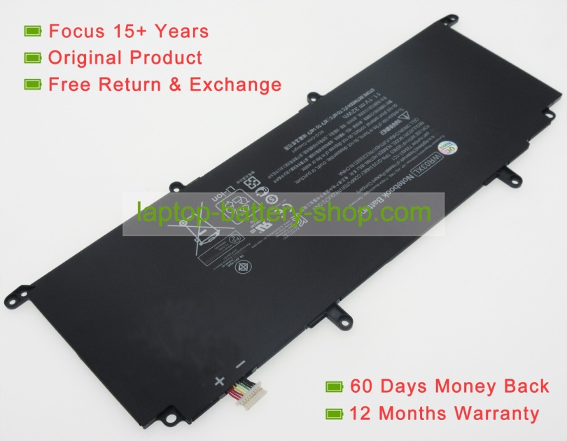 Hp WR03XL, TPN-Q133 11.1V 2860mAh replacement batteries - Click Image to Close