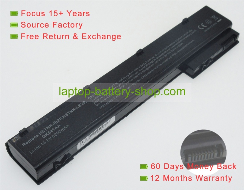 Hp compaq VH08, VH08XL 14.4V 5200mAh replacement batteries - Click Image to Close