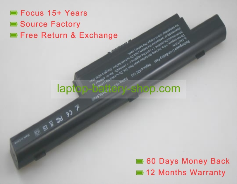 Asus A41-K93 10.8V 4400mAh replacement batteries - Click Image to Close