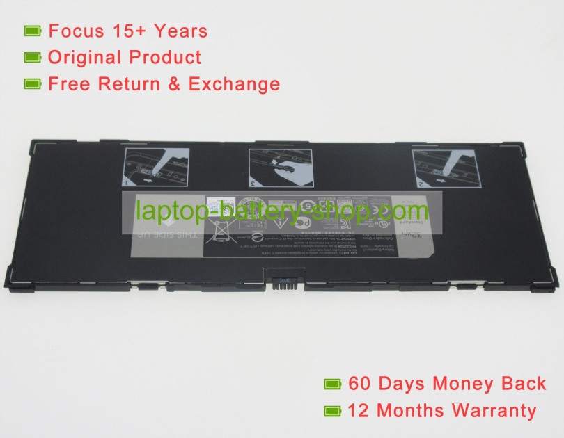Dell 9MGCD, VYP88 7.4V 4300mAh replacement batteries - Click Image to Close