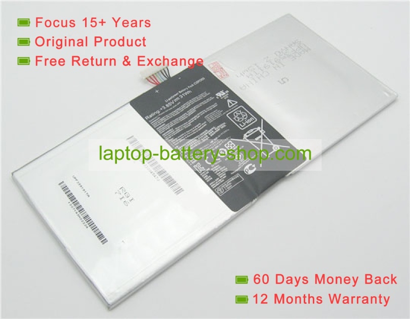 Asus C12P1305 3.8V 7900mAh replacement batteries - Click Image to Close