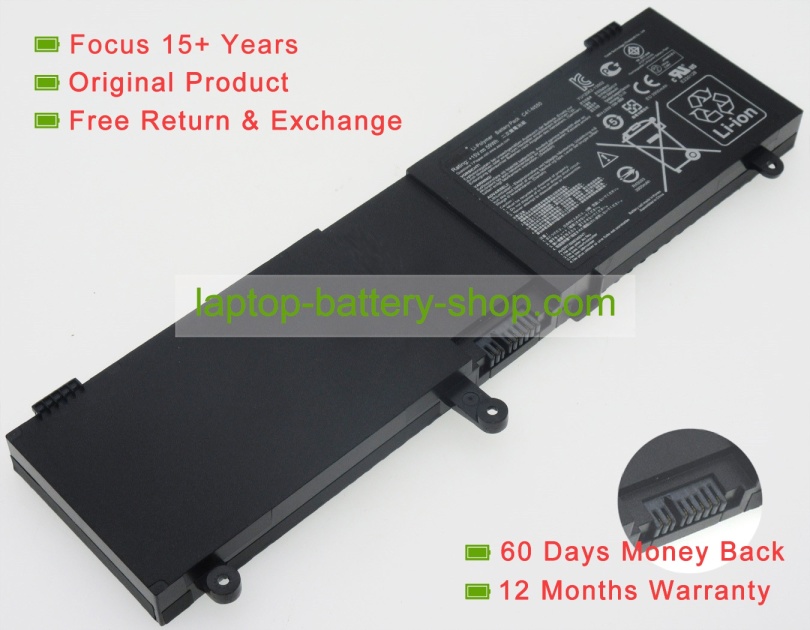 Asus C41-N550, 0B200-00390000 15V 4000mAh replacement batteries - Click Image to Close