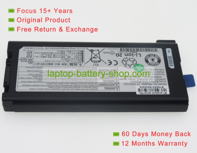 Panasonic CF-VZSU46R, CFVZSU46U 10.8V 4200mAh replacement batteries - Click Image to Close
