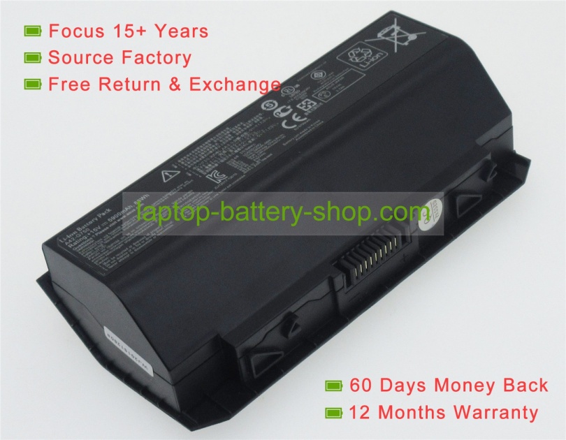 Asus A42-G750, 0B110-00200000 15V 5900mAh replacement batteries - Click Image to Close