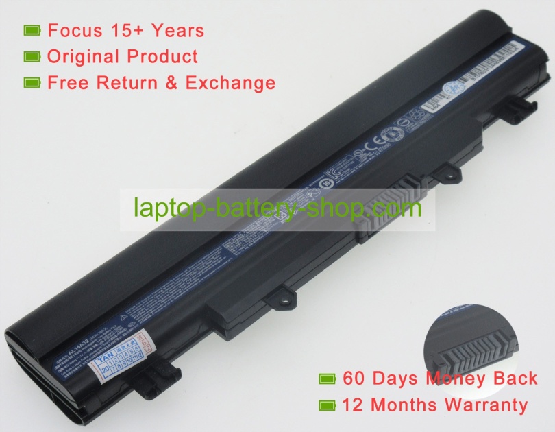 Acer AL14A32, 31CR17/65-2 11.1V 5000mAh replacement batteries - Click Image to Close