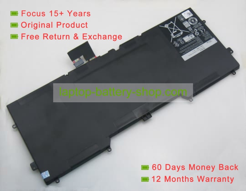 Dell C4K9V, WV7G0 7.4V 7000mAh replacement batteries - Click Image to Close