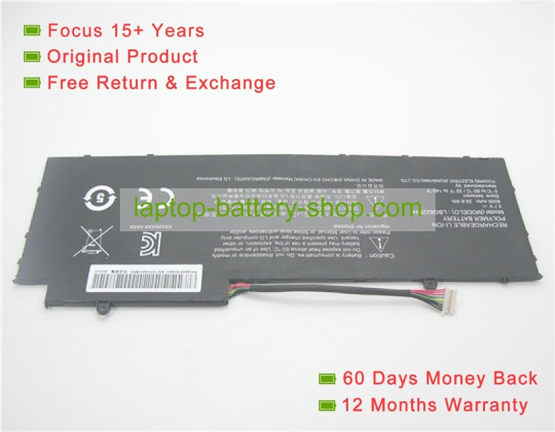 Lg LBG622RH 3.7V 8000mAh replacement batteries - Click Image to Close