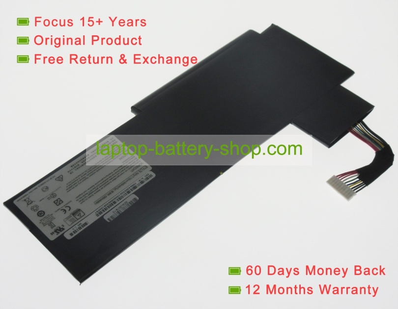 Msi BTY-L76, MS-1771 11.1V 5400mAh replacement batteries - Click Image to Close