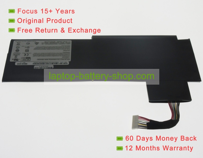 Msi BTY-L76, MS-1771 11.1V 5400mAh replacement batteries - Click Image to Close