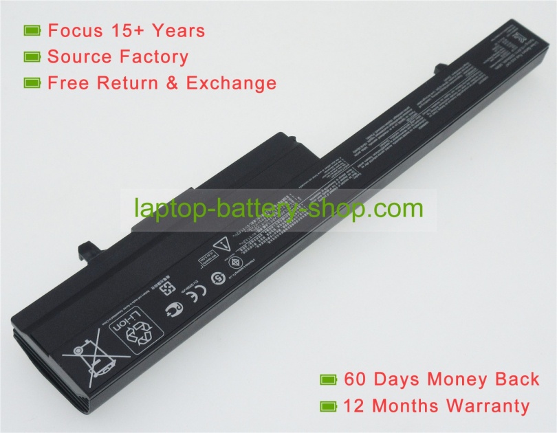 Asus A41-U47, 0B110-00090300 10.8V 5200mAh replacement batteries - Click Image to Close