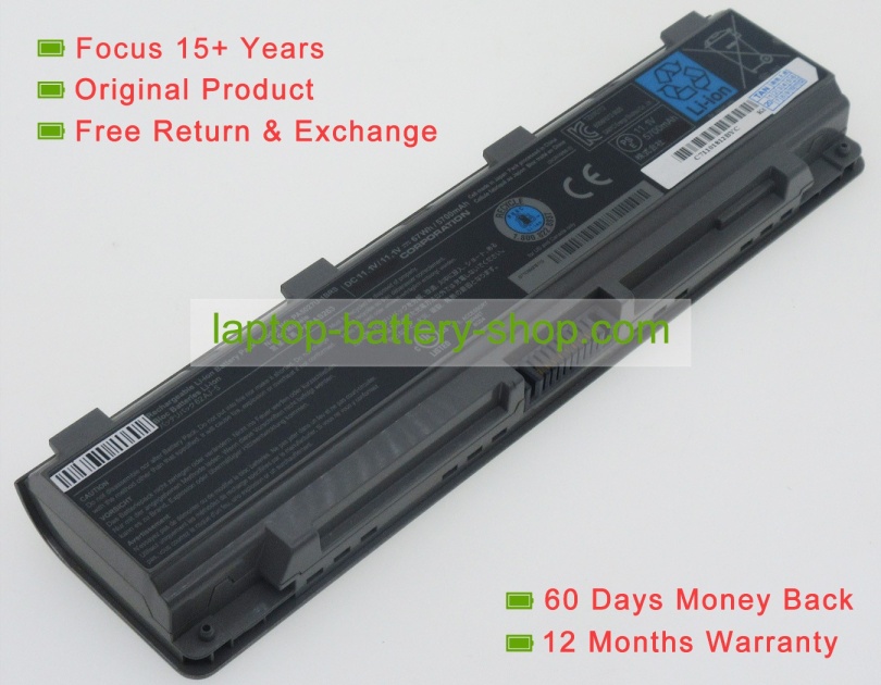 Toshiba PA5027U-1BRS, PABAS262 11.1V 5700mAh replacement batteries - Click Image to Close