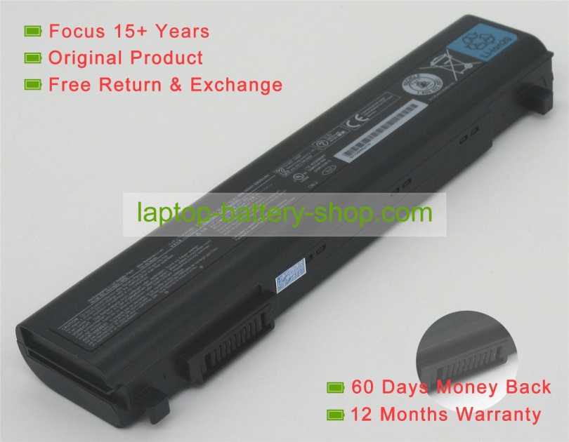 Toshiba PA5162U-1BRS, PA5163U-1BRS 10.8V 5800mAh replacement batteries - Click Image to Close