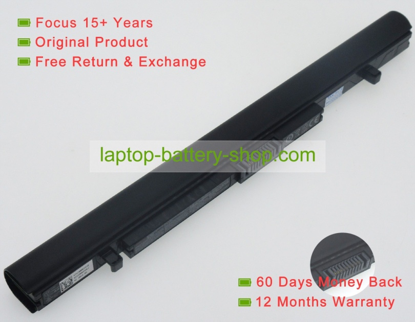 Toshiba PA5212U-1BRS, PABAS283 14.8V 2800mAh replacement batteries - Click Image to Close